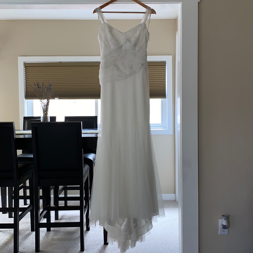 White by Vera Wang wedding gown